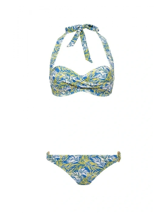 Kadın Mavi Bikini Takım