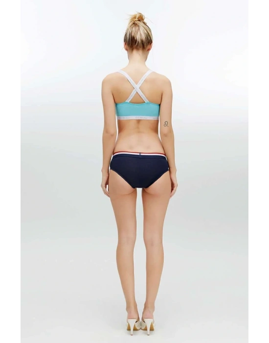 Kadın Mint Çapraz Askılı Büstiyer 68001