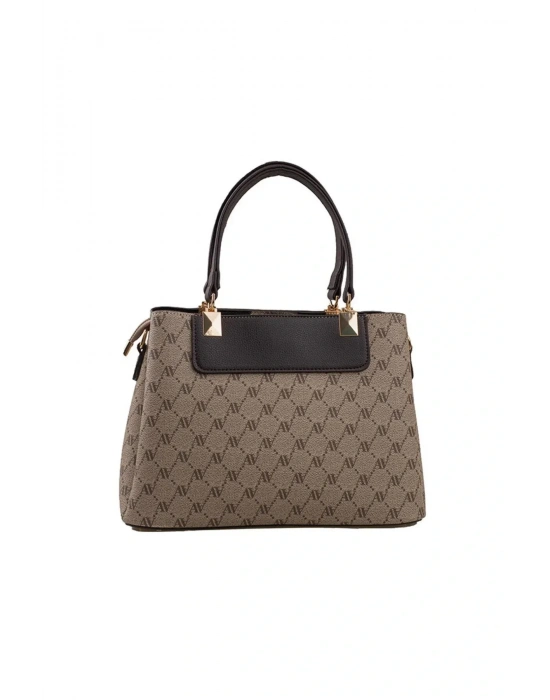 Kadın Omuz Çanta Klasik 206 Vizon Noktalı