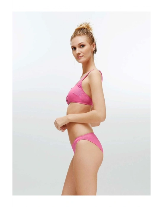 Kadın Pembe Bikini Takım