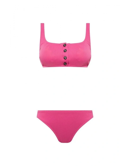 Kadın Pembe Bikini Takım