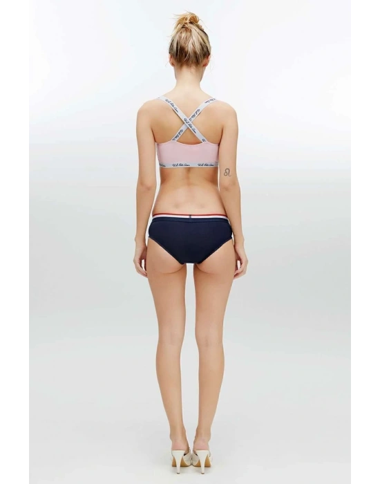 Kadın Pembe Çapraz Askılı Büstiyer 68001