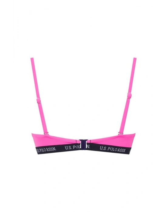 Kadın Pembe Geniş Üçgen Bikini Üstü