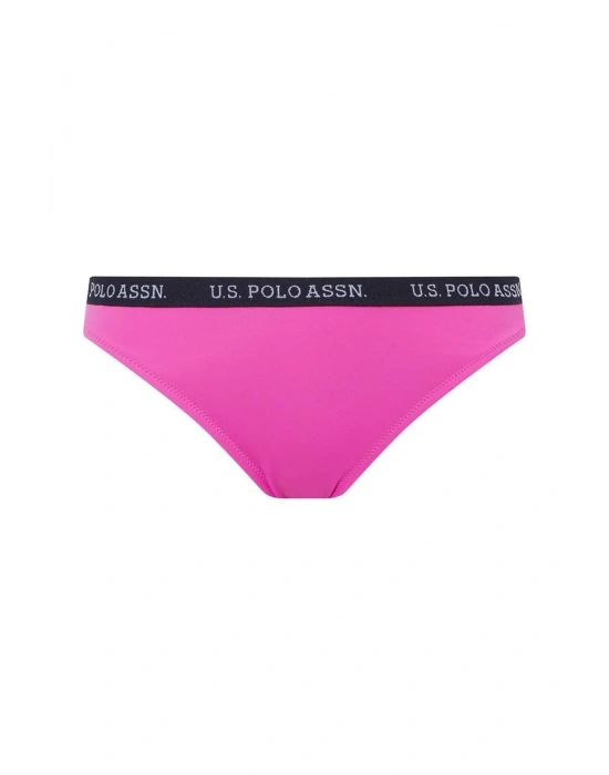 Kadın Pembe Kalın Kenarlı Lastikli Bikini Alt