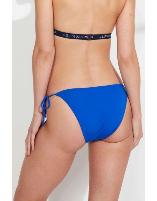 Kadın Saks Mavi İpli Bikini Altı