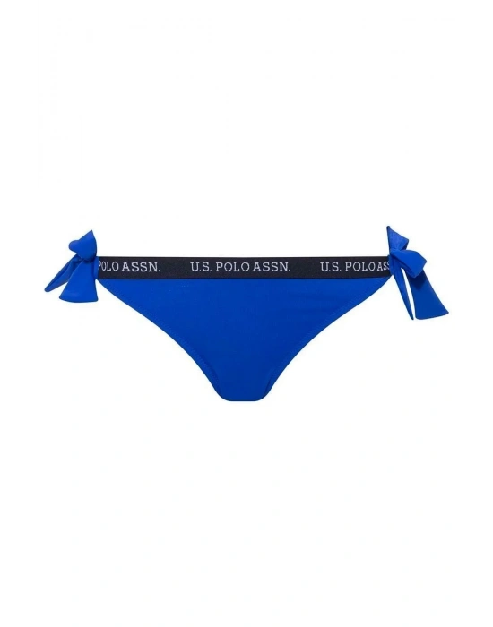 Kadın Saks Mavi Kalın Ipli Bikini Alt