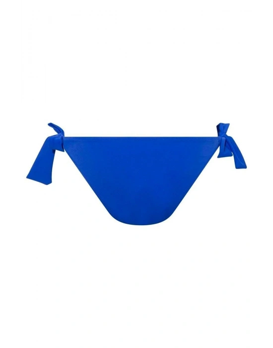 Kadın Saks Mavi Kalın Ipli Bikini Alt