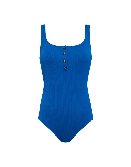 Kadın Saks Mavi Mayo