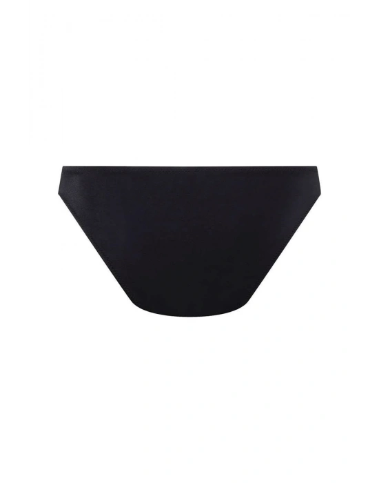 Kadın Siyah İnce Kenar Bikini Alt