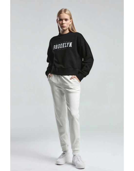 Kadın Siyah Sweatshirt