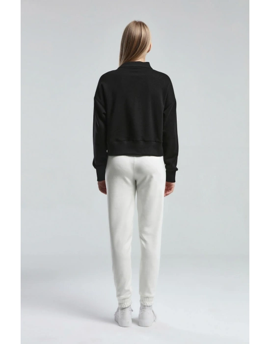 Kadın Siyah Sweatshirt