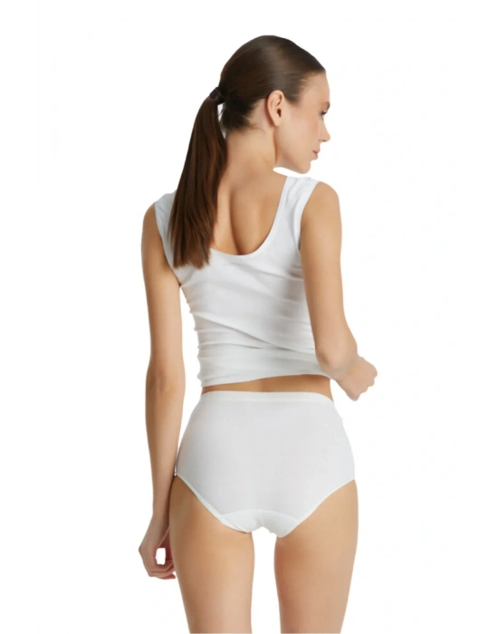 Kadın Slip Külot Dantelli Private 1316 - Krem