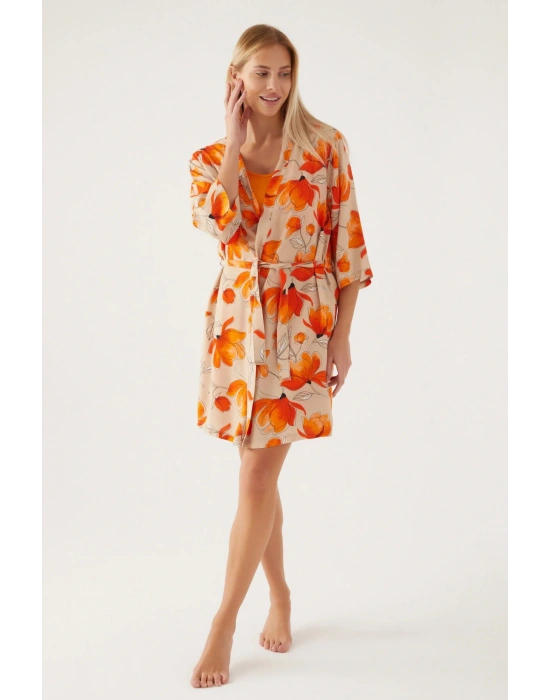 Kadın Turuncu 3lü Takım