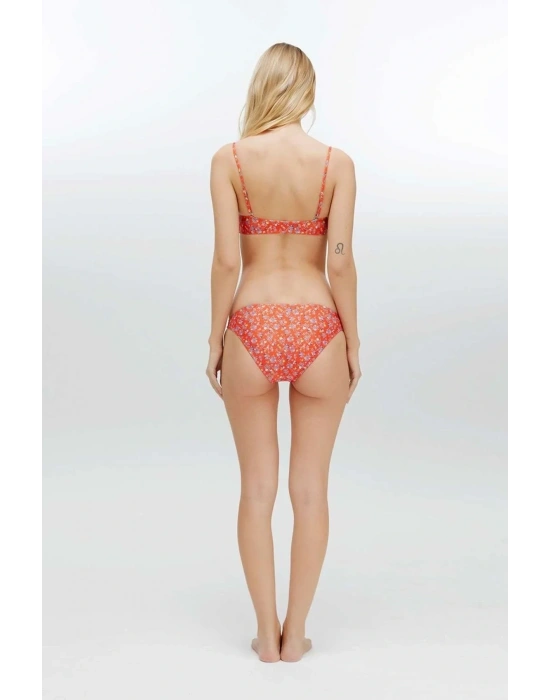 Kadın Turuncu Bikini Takım