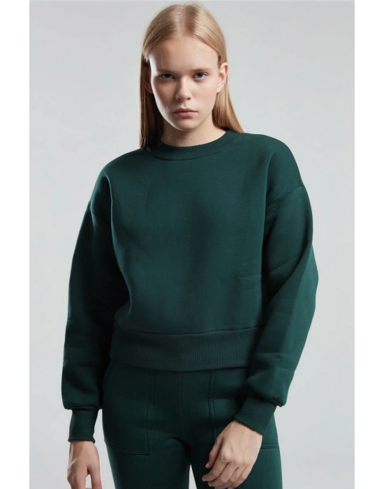 Kadın Yeşil Sweatshirt