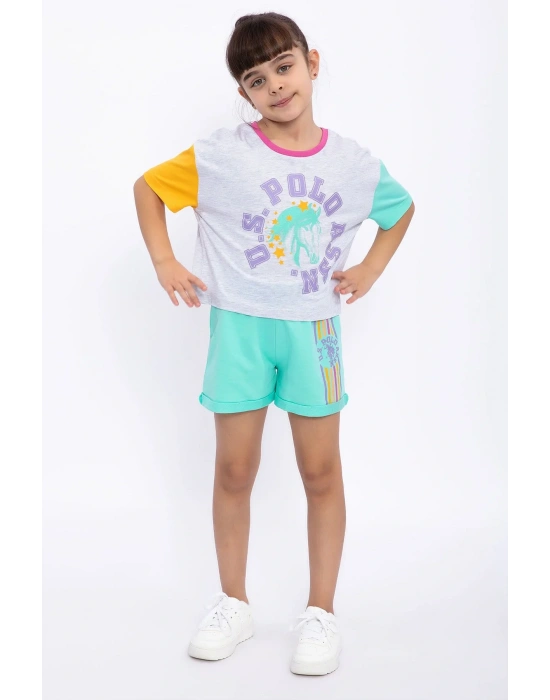 Karmelanj Kız Çocuk Şort Takım