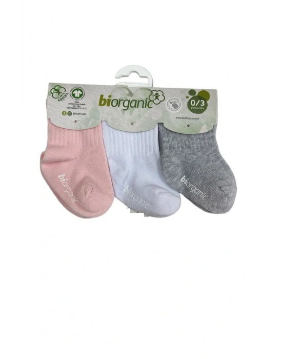 Kaymaz Taban 3 Lü Bebek Çorabı