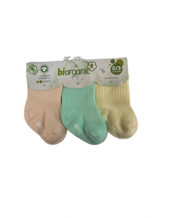 Kaymaz Taban 3 Lü Bebek Çorabı