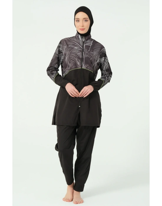 Kıl Biye Süslemeli Tesettür Mayo