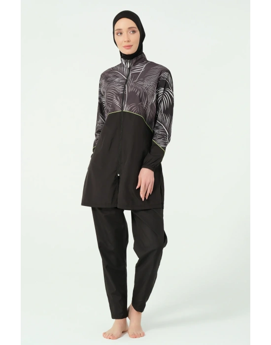 Kıl Biye Süslemeli Tesettür Mayo