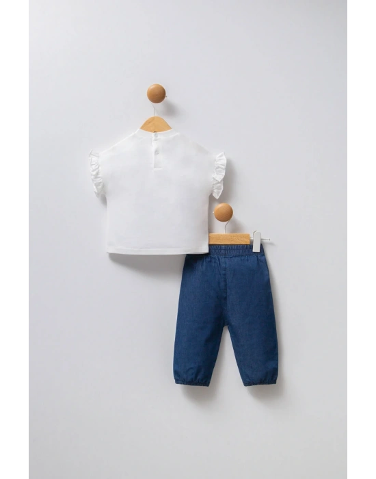 Kız Bebek Beyaz Bebek Takım