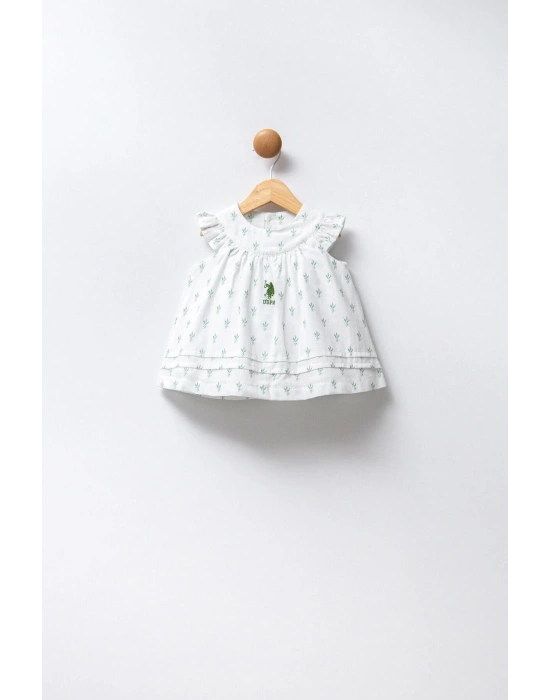 Kız Bebek Beyaz Elbise