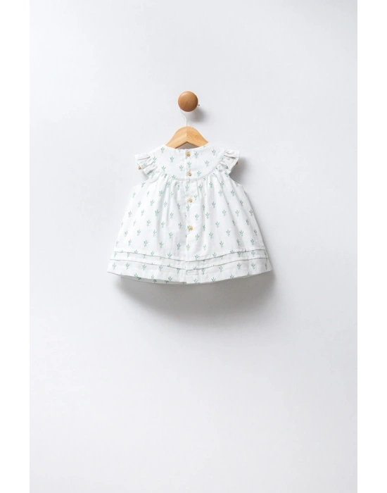 Kız Bebek Beyaz Elbise