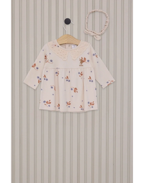 Kız Bebek Kahverengi Elbise