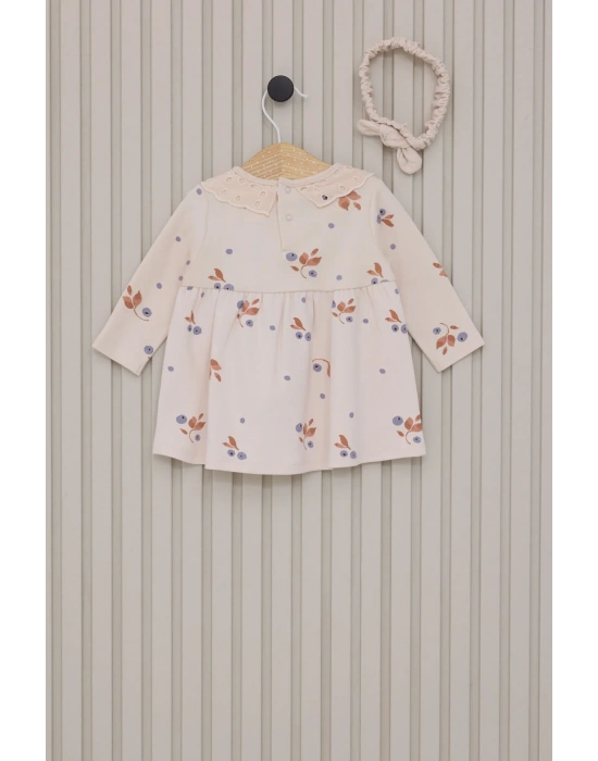 Kız Bebek Kahverengi Elbise