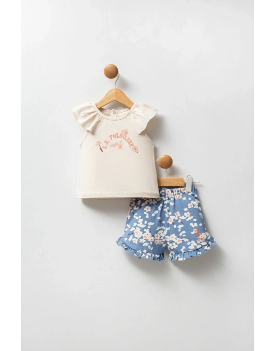 Kız Bebek Krem Bebek Takım