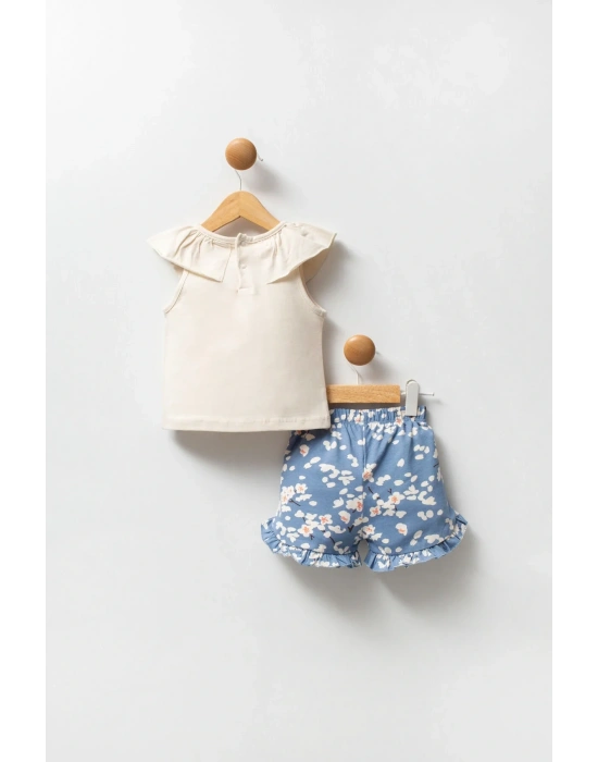 Kız Bebek Krem Bebek Takım