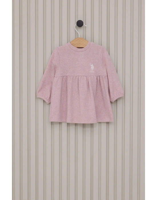 Kız Bebek Pembe Elbise