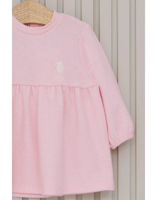 Kız Bebek Pembe Elbise