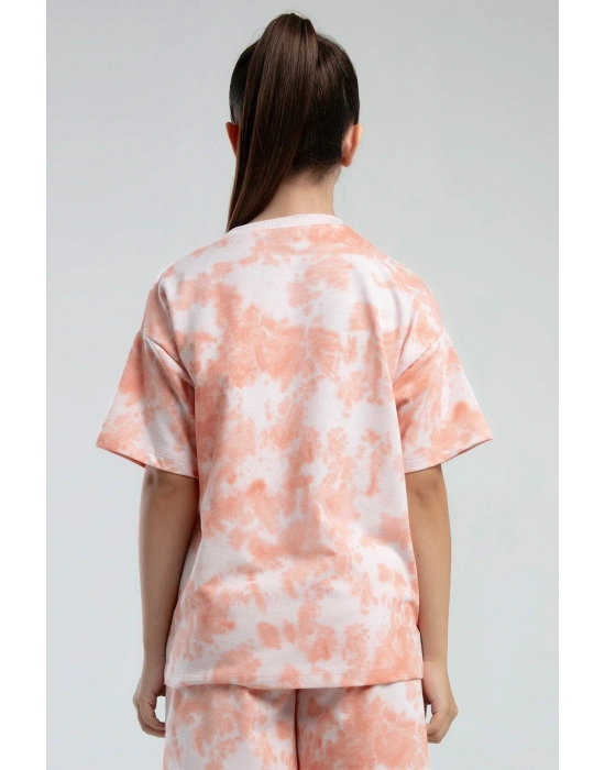 Kız Çocuk Pembe Şort Takım