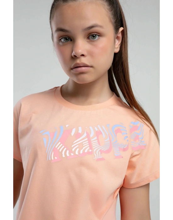 Kız Çocuk Turuncu Tişört