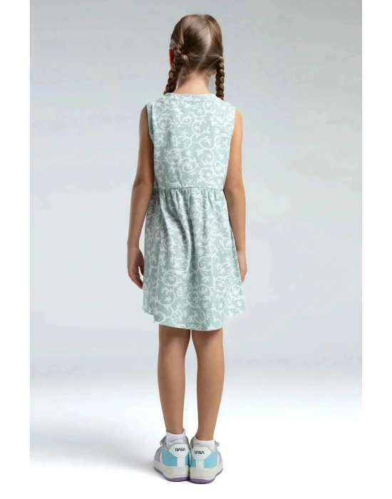 Kız Çocuk Yeşil Elbise