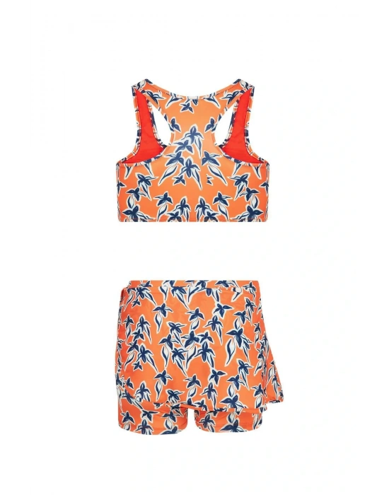 Kız Garson Jesse Şortlu Bikini Takım Envelop Etekli