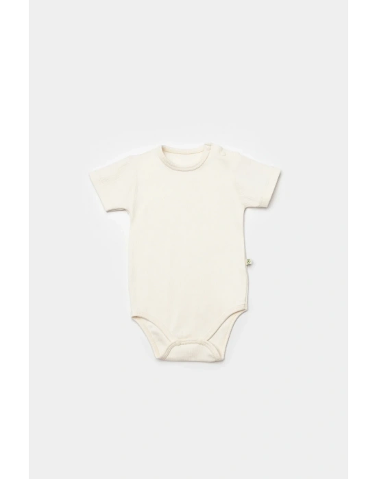 Küçük Atlı Salopet Tulum Ekru