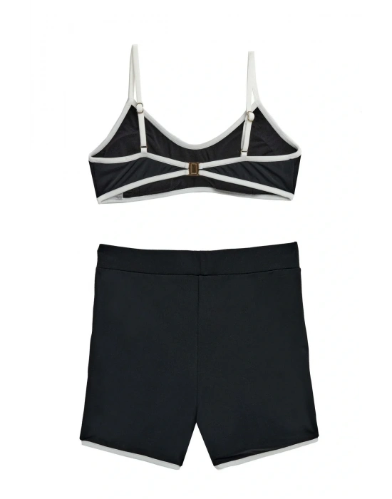 Landau Bustiyet Şortlu İkili Bikini