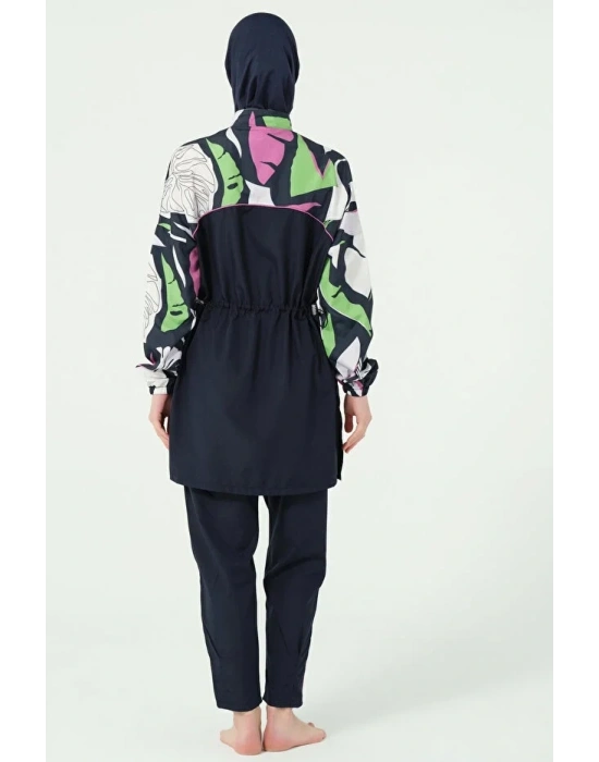 Lian Kıl Biye Detaylı Garson Tesettür Mayo Dlx-25289