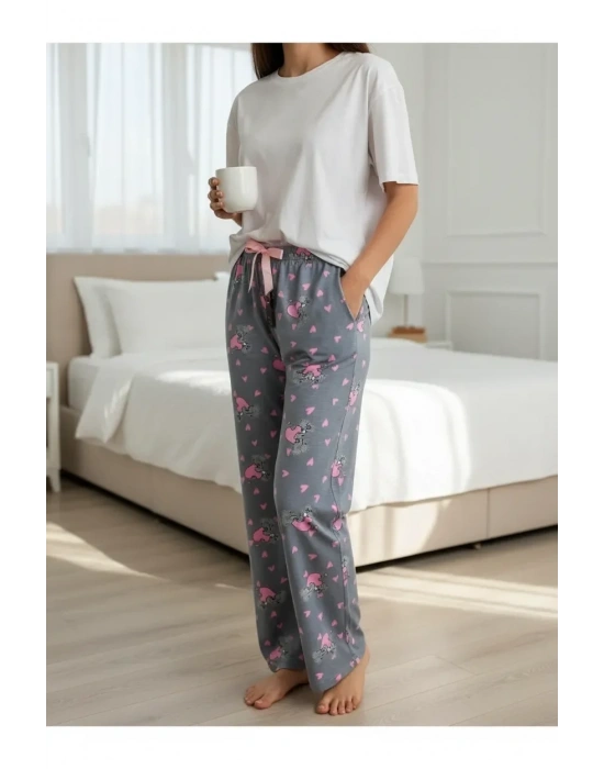 Liparis Kadın Vıscon Tek Alt Pijama 5512