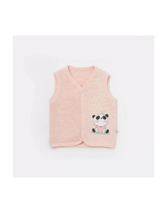 Live Pandas Kapitone Yelek 61482 Pembe
