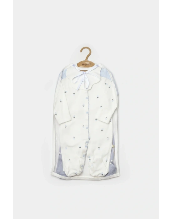 Love Floral Organik 4 Parça Tüllü Set