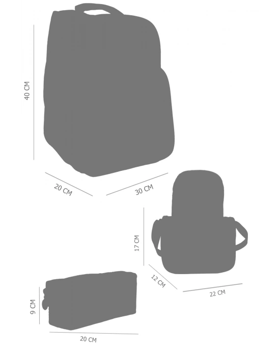 Lugmo 3 Lü İlkokul Çanta Seti Kız Çocuk Çantası Astarlı Kedili Mor