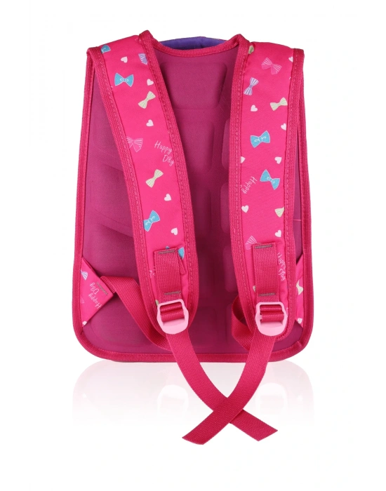 Lugmo 3 Lü İlkokul Çanta Seti Kız Çocuk Çantası Astarlı Love Sue Pembe