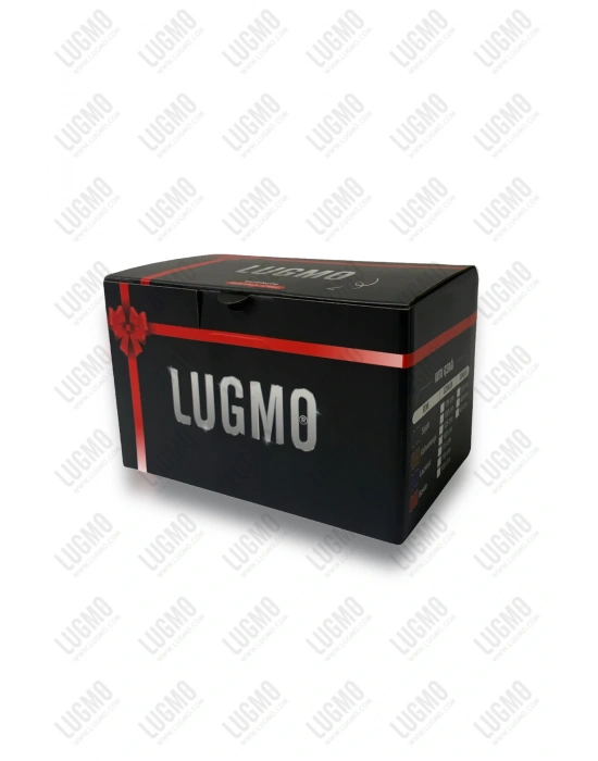 Lugmo Battal Boy Hakiki Deri Erkek Kemeri Siyah 4,5 cm