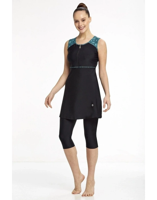 Maresiva Kolsuz Taytlı Mayo Siyah