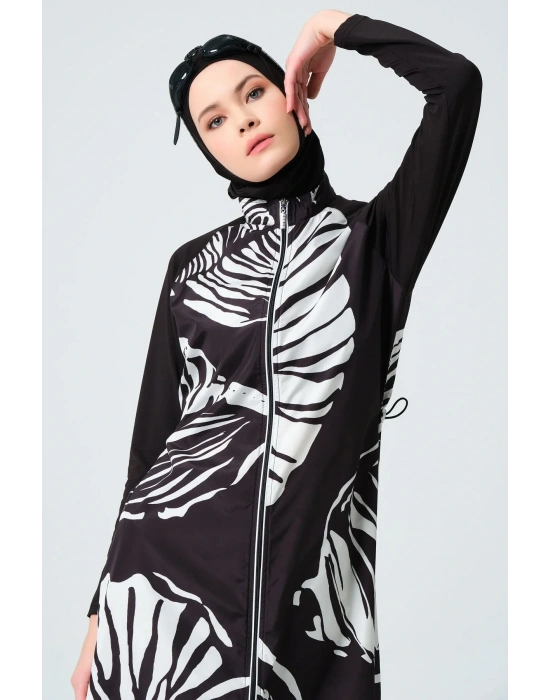 Mercan Uzun Tesettür Mayo