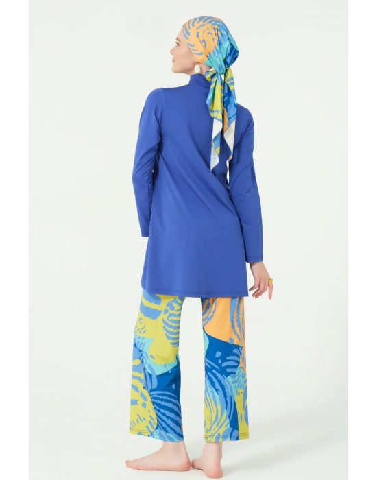 Meriva Desenli Tesettür Mayo