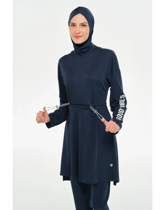 Opal Uzun Kollu Tesettür Mayo 3132